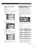 Preview for 83 page of Sony CDP-CX270 - 200 Disc Cd Changer Operating Instructions Manual