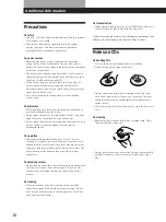 Preview for 16 page of Sony CDP-CX681 - 200 Disc Cd Changer Operating Instructions Manual