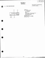 Preview for 3 page of Sony CDP-H3700 Service Manual