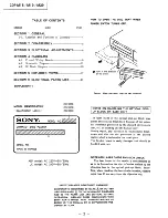 Preview for 2 page of Sony CDP-M18 Service Manual