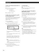 Preview for 14 page of Sony CDP-M400CS Operating Instructions  (CDPM400CS) Operating Instructions Manual