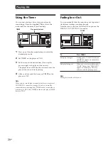 Preview for 20 page of Sony CDP-M400CS Operating Instructions  (CDPM400CS) Operating Instructions Manual