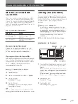 Preview for 21 page of Sony CDP-M400CS Operating Instructions  (CDPM400CS) Operating Instructions Manual