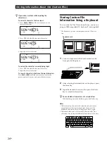 Preview for 24 page of Sony CDP-M400CS Operating Instructions  (CDPM400CS) Operating Instructions Manual