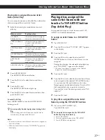 Preview for 27 page of Sony CDP-M400CS Operating Instructions  (CDPM400CS) Operating Instructions Manual