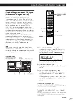 Preview for 29 page of Sony CDP-M400CS Operating Instructions  (CDPM400CS) Operating Instructions Manual