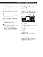 Preview for 31 page of Sony CDP-M400CS Operating Instructions  (CDPM400CS) Operating Instructions Manual