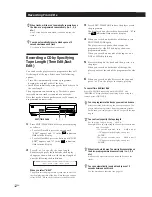 Preview for 12 page of Sony CDP-XE900E Operating Instructions Manual