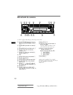 Preview for 26 page of Sony CDX-4160 - Cd Receiver Operating Instructions Manual