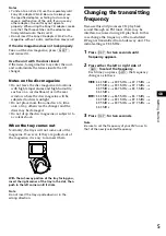 Preview for 5 page of Sony CDX-424RF - Compact Disc Changer System Operating Instructions Manual