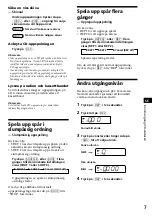 Preview for 33 page of Sony CDX-525RF - Compact Disc Changer System Operating Instructions Manual