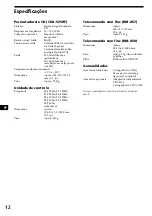 Preview for 50 page of Sony CDX-525RF - Compact Disc Changer System Operating Instructions Manual