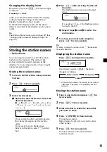 Preview for 11 page of Sony CDX-C6850 Operating Instructions Manual