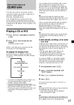 Preview for 17 page of Sony CDX-C6850 Operating Instructions Manual