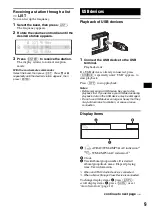 Preview for 9 page of Sony cdx CDX-GT860U Operating Instructions Manual