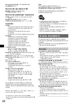 Preview for 42 page of Sony cdx CDX-GT860U Operating Instructions Manual