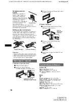 Preview for 34 page of Sony CDX-F5710 - Fm/am Compact Disc Player Operating Instructions Manual