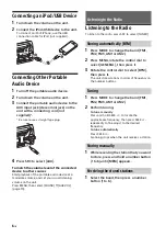 Preview for 6 page of Sony CDX-G3100UP Operating Instructions Manual