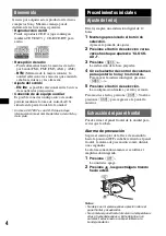 Preview for 16 page of Sony CDX GT11W - Radio / CD Player Operating Instructions Manual