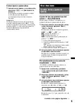 Preview for 41 page of Sony CDX GT23W - Radio / CD Operating Instructions Manual