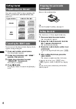 Preview for 4 page of Sony CDX-GT25MPW - Fm/am Compact Disc Player Operating Instructions Manual