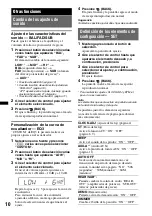 Preview for 26 page of Sony CDX-GT25MPW - Fm/am Compact Disc Player Operating Instructions Manual