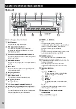 Preview for 6 page of Sony CDX-GT260 Operating Instructions Manual