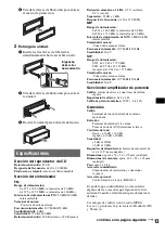 Preview for 27 page of Sony CDX-GT260 Operating Instructions Manual