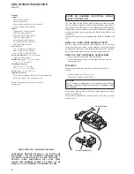 Preview for 2 page of Sony CDX-GT35U - Fm/am Compact Disc Player Service Manual