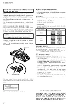 Preview for 2 page of Sony CDX-GT572 Service Manual