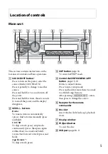 Preview for 5 page of Sony CDX-GT620UI Operating Instructions Manual