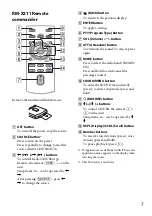 Preview for 7 page of Sony CDX-GT620UI Operating Instructions Manual