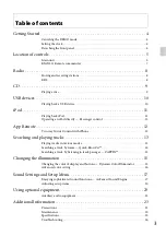 Preview for 3 page of Sony CDX-GT625UI Operating Instructions Manual