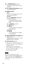 Preview for 6 page of Sony CDX-GT625UI Operating Instructions Manual