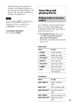 Preview for 13 page of Sony CDX-GT625UI Operating Instructions Manual