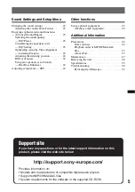 Preview for 5 page of Sony CDX-GT650UI - Fm/am Compact Disc Player Operating Instructions Manual