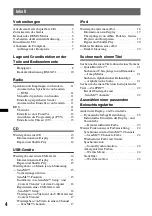 Preview for 36 page of Sony CDX-GT650UI - Fm/am Compact Disc Player Operating Instructions Manual