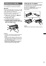 Preview for 39 page of Sony CDX-GT650UI - Fm/am Compact Disc Player Operating Instructions Manual