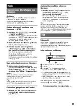 Preview for 43 page of Sony CDX-GT650UI - Fm/am Compact Disc Player Operating Instructions Manual