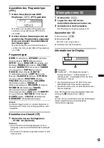 Preview for 45 page of Sony CDX-GT650UI - Fm/am Compact Disc Player Operating Instructions Manual