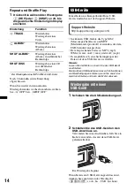 Preview for 46 page of Sony CDX-GT650UI - Fm/am Compact Disc Player Operating Instructions Manual