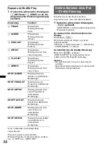 Preview for 52 page of Sony CDX-GT650UI - Fm/am Compact Disc Player Operating Instructions Manual