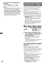 Preview for 54 page of Sony CDX-GT650UI - Fm/am Compact Disc Player Operating Instructions Manual