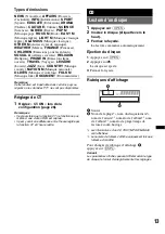 Preview for 81 page of Sony CDX-GT650UI - Fm/am Compact Disc Player Operating Instructions Manual