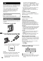 Preview for 86 page of Sony CDX-GT650UI - Fm/am Compact Disc Player Operating Instructions Manual