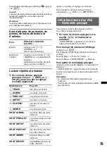 Preview for 87 page of Sony CDX-GT650UI - Fm/am Compact Disc Player Operating Instructions Manual