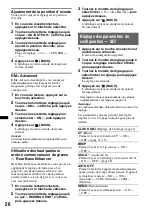 Preview for 94 page of Sony CDX-GT650UI - Fm/am Compact Disc Player Operating Instructions Manual