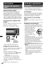 Preview for 96 page of Sony CDX-GT650UI - Fm/am Compact Disc Player Operating Instructions Manual