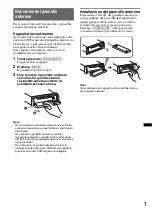 Preview for 109 page of Sony CDX-GT650UI - Fm/am Compact Disc Player Operating Instructions Manual