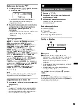 Preview for 115 page of Sony CDX-GT650UI - Fm/am Compact Disc Player Operating Instructions Manual